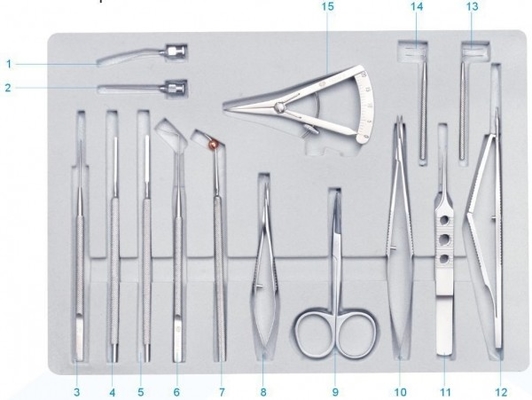 녹내장 Microsurgery (부호 No.59005)를 위해 놓이는 SYX15 계기