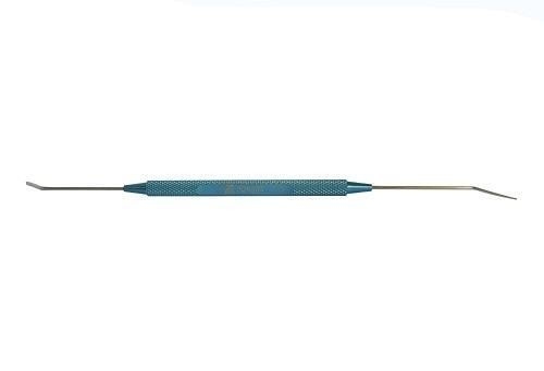두 배 끝 Barraquer 홍채 주걱 식 끝 크기 0.2×0.4 Mm 총계 길이 148 Mm