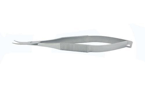 구부려진 끝 틈새 램프 현미경 각막 가위 잎 길이 17 Mm